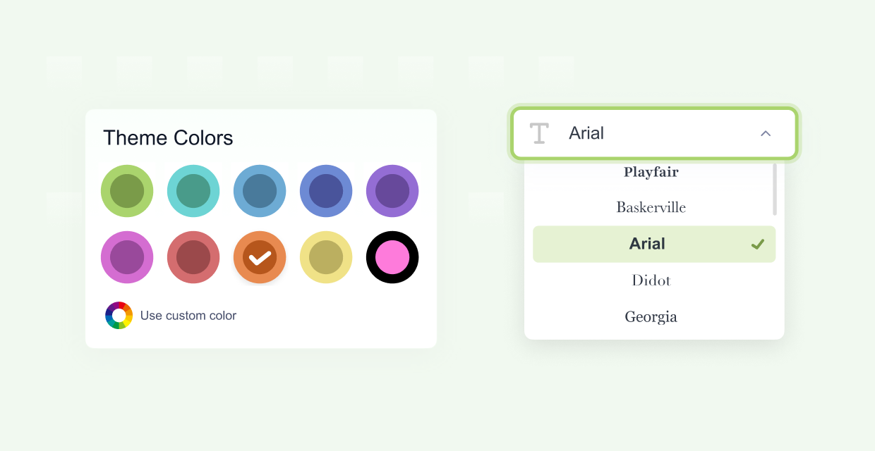 Design Freedom - Colors, Fonts & Layouts